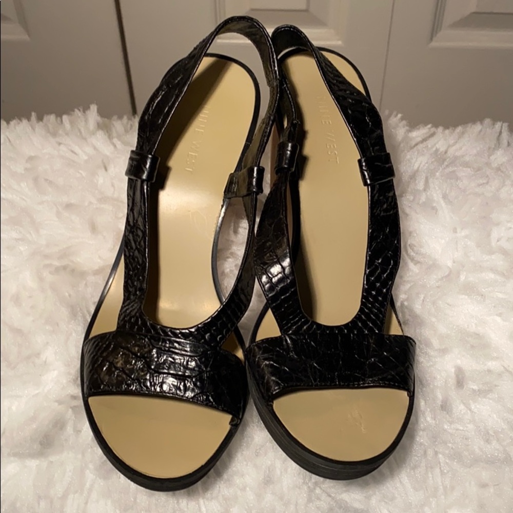 Nine West wedge high heeled sandals